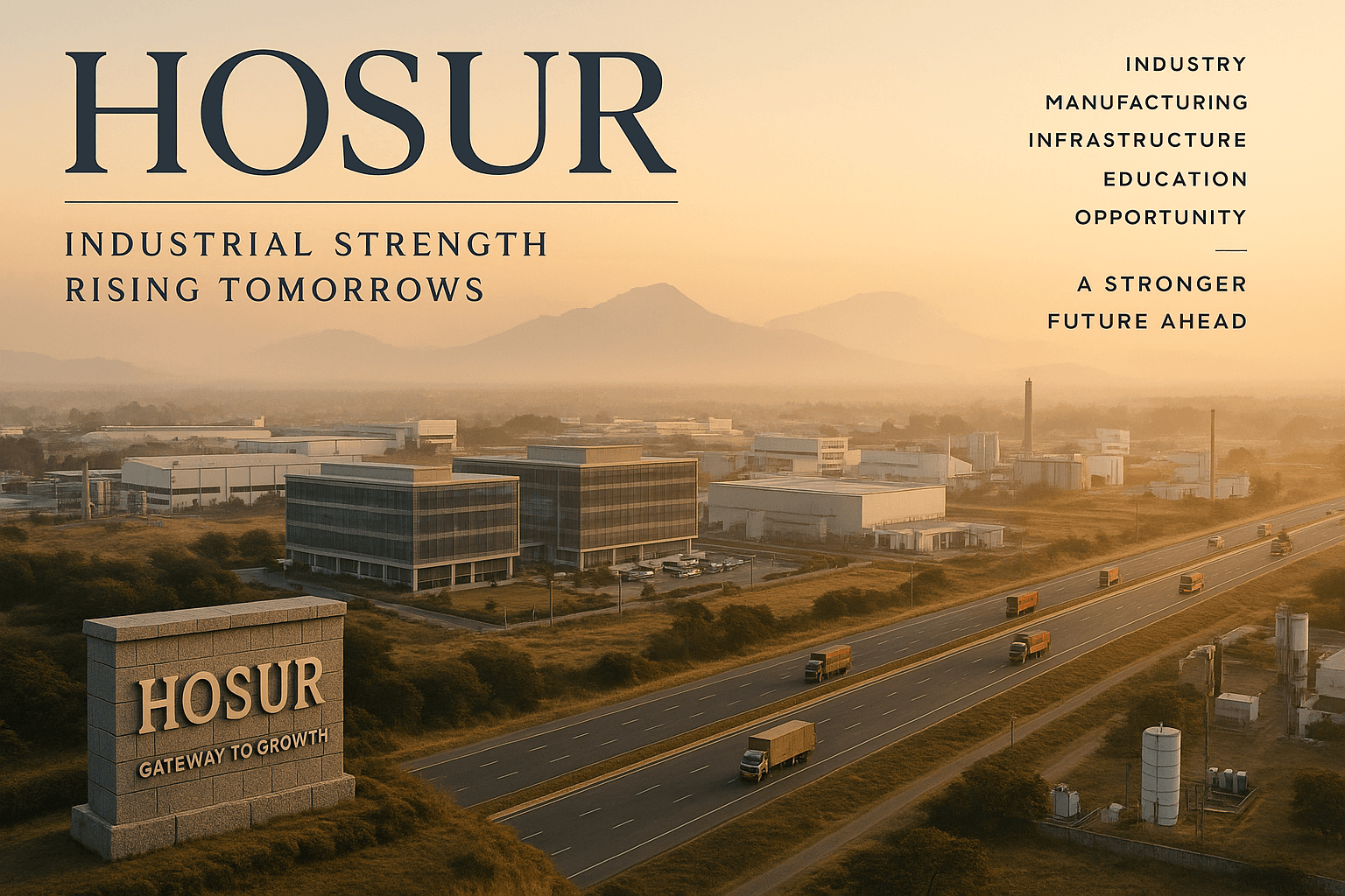 Illustrative skyline of Hosur