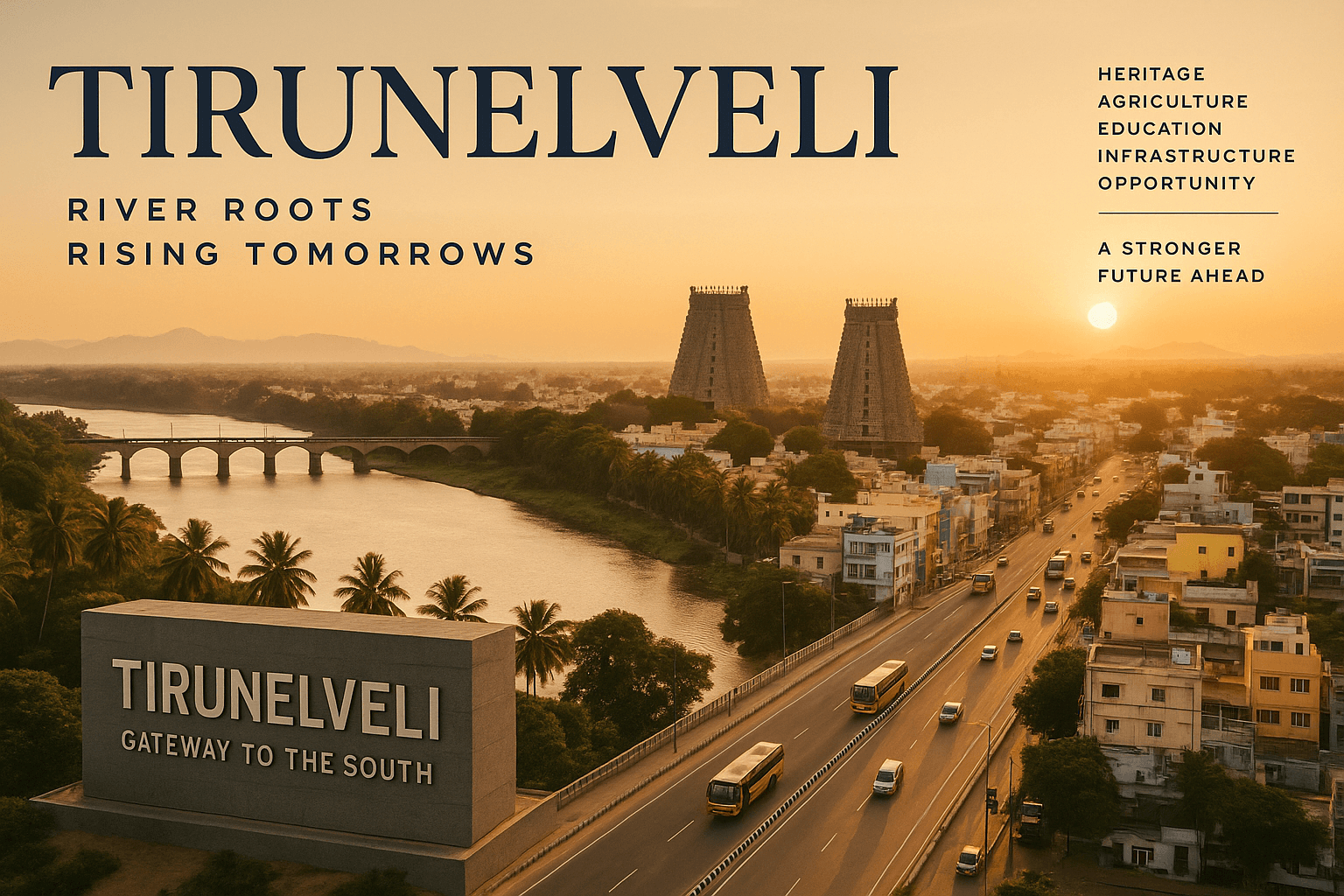 Illustrative skyline of Tirunelveli