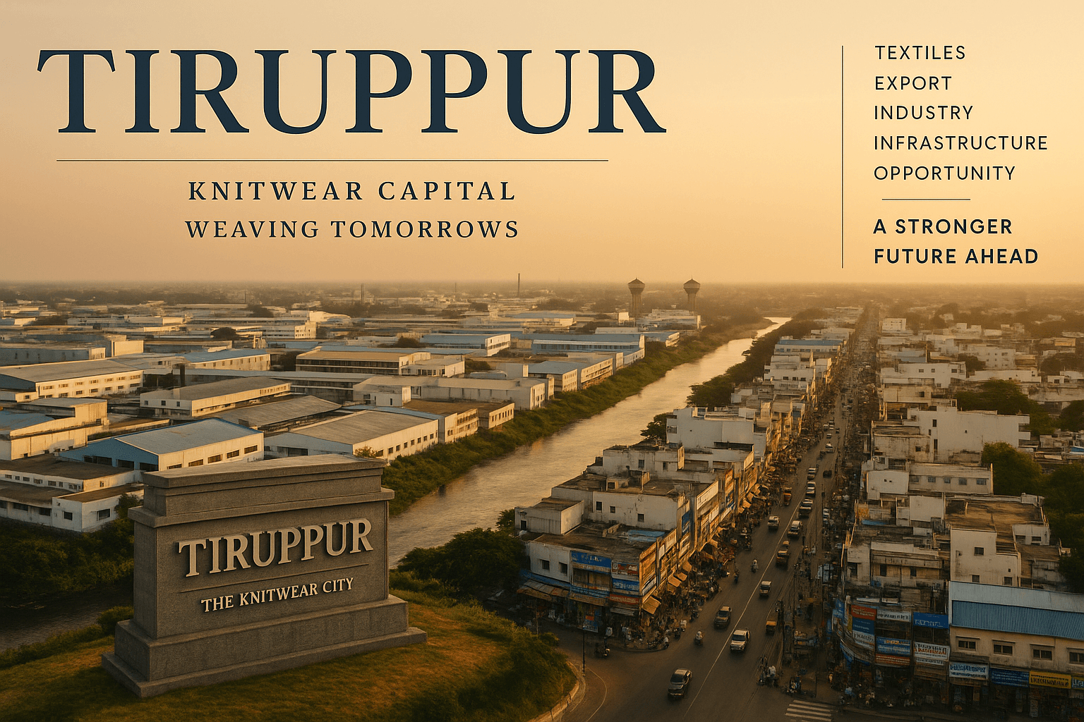 Illustrative skyline of Tiruppur