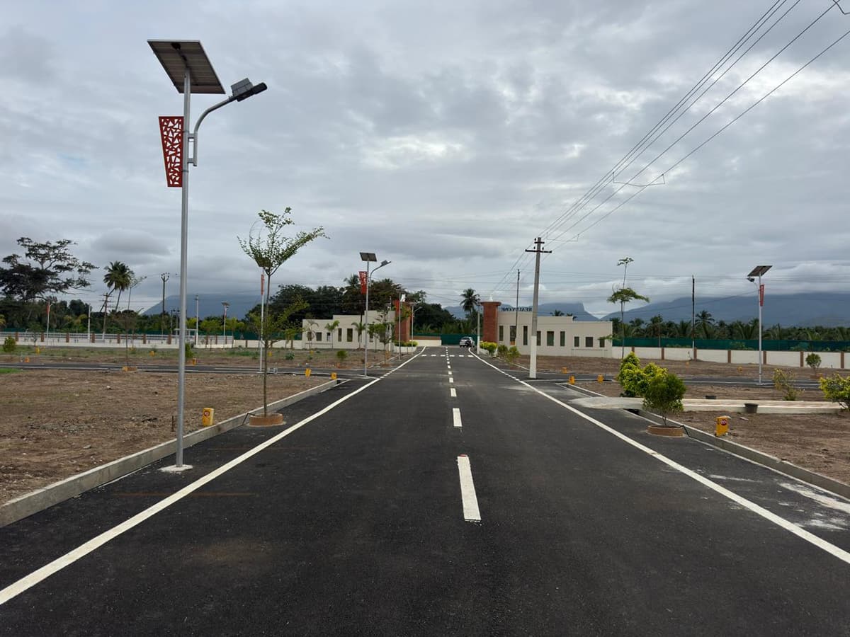 Riverside By Tamil Nadu Villas — entrance road, daytime