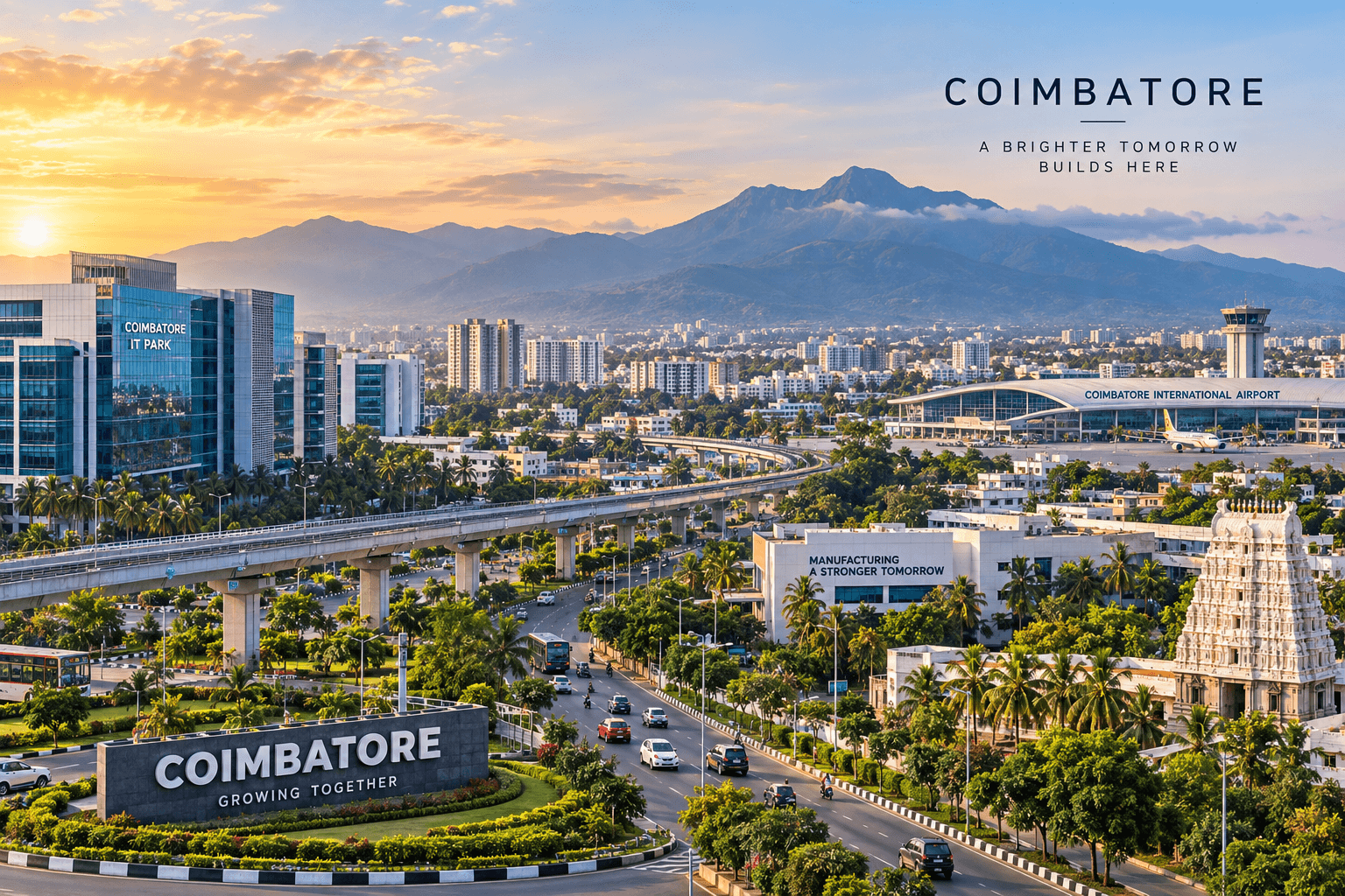 Illustrative skyline of Coimbatore