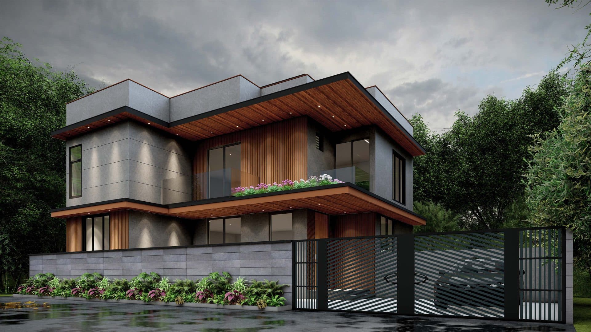 Beach Boulevard Phase II — Premium Villa (4 BHK) exterior rendering