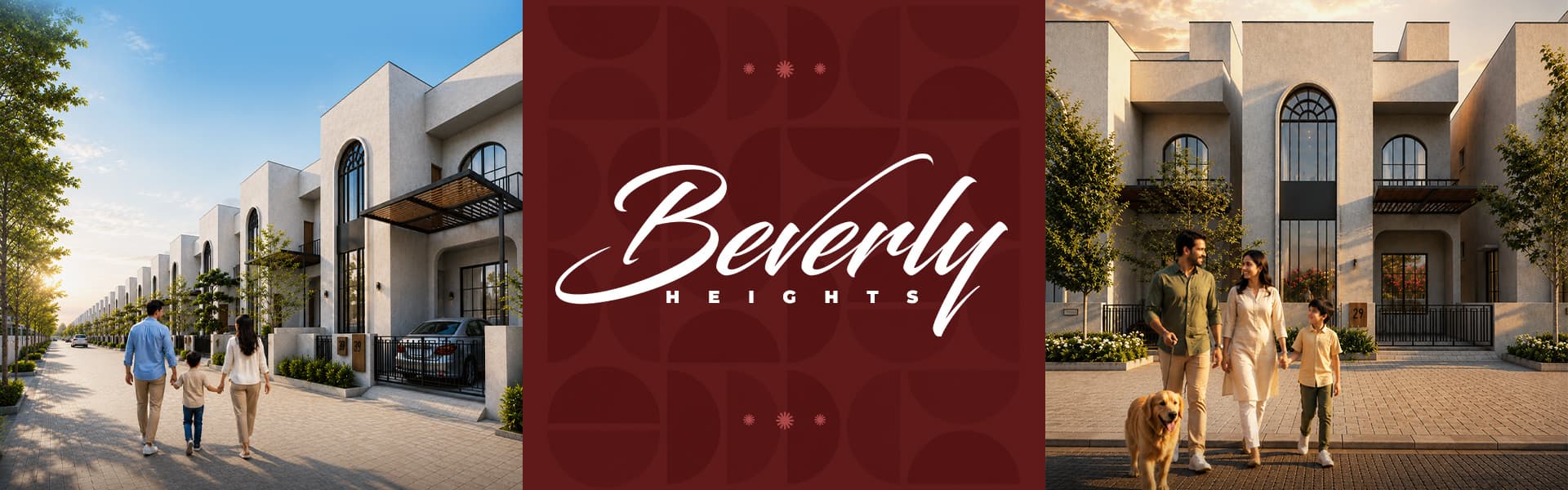 Beverly Heights, Kelambakkam โ villa row and lifestyle marketing banner