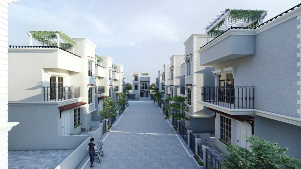 Brookside Residences, Pammal — street view rendering
