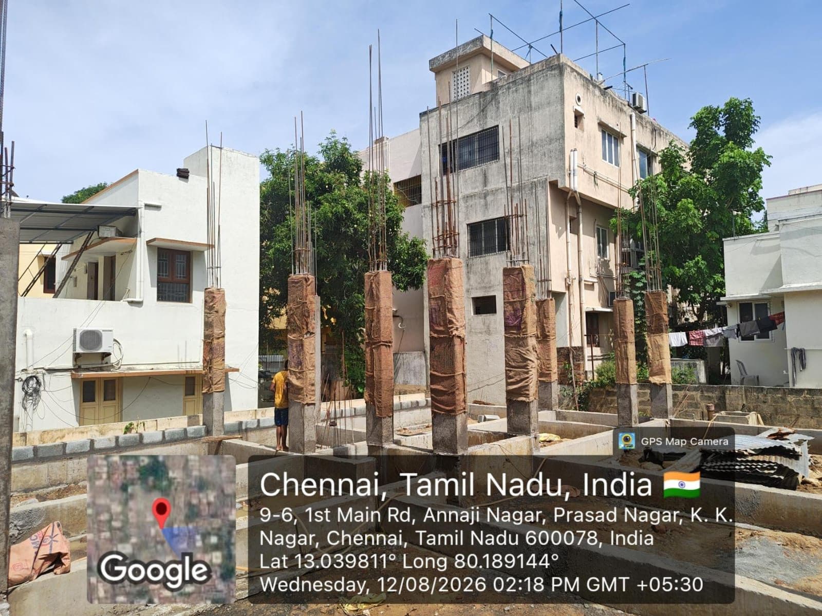 Ganesh Flats, Virugambakkam โ construction-progress photo
