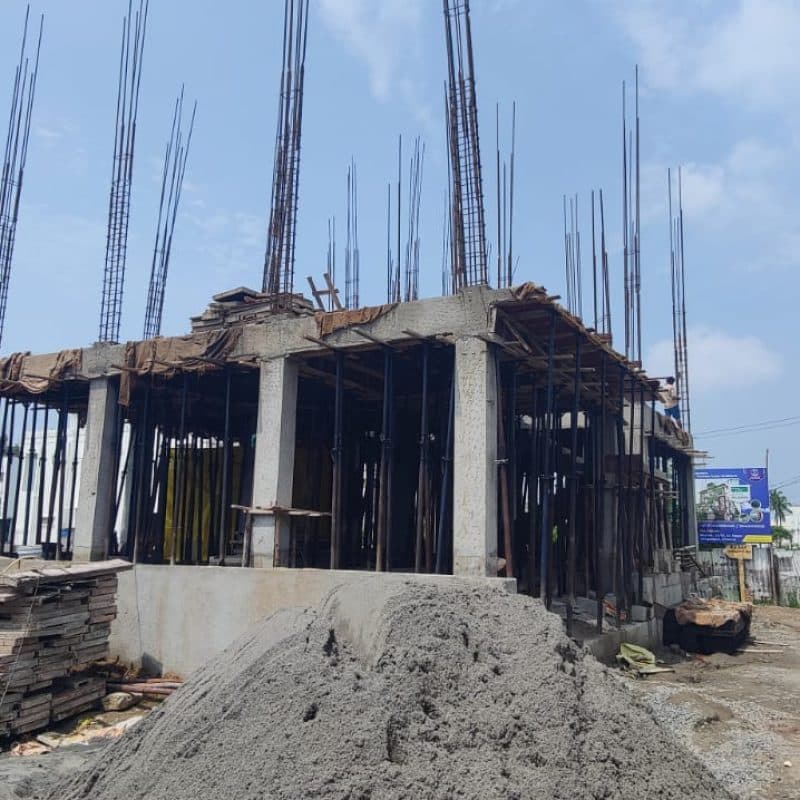 Kamalalayam Flats, East Tambaram โ construction-progress photo, not the current finished state