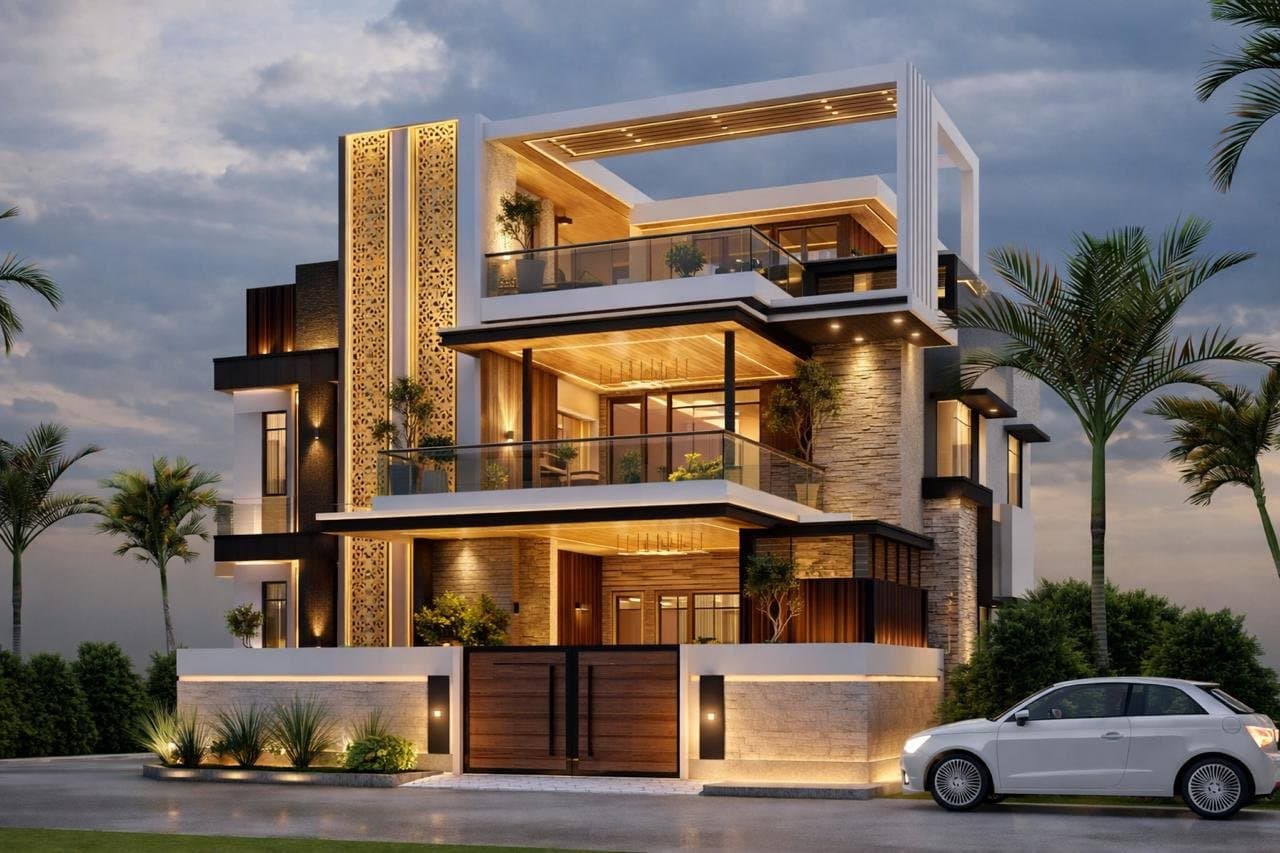 Premium 3BHK Duplex Villa, Siruseri โ illustrative rendering, not a photograph