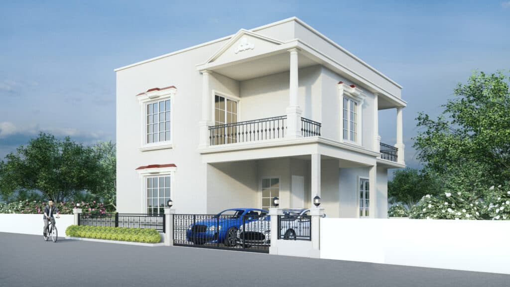 Waterfront Villas, Sriperumbudur โ villa exterior rendering